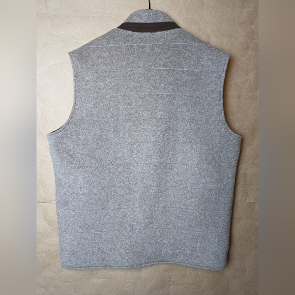 NWOT Peter Millar Mushroom Flex-Fleece Wool Vest - Picture 9 of 12